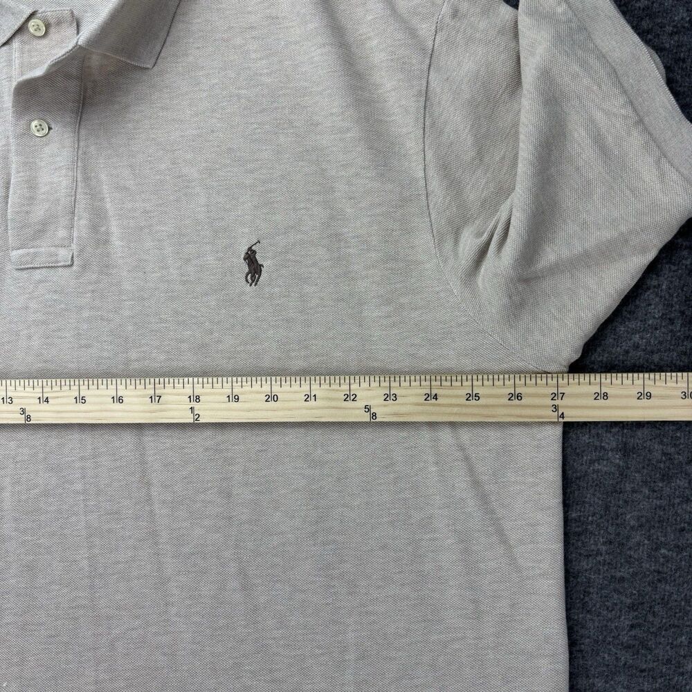 Polo Ralph Lauren Men’s 2LT Polo Shirt Beige Tan Short Sleeve Pony 2XL Tall - Picture 2 of 13